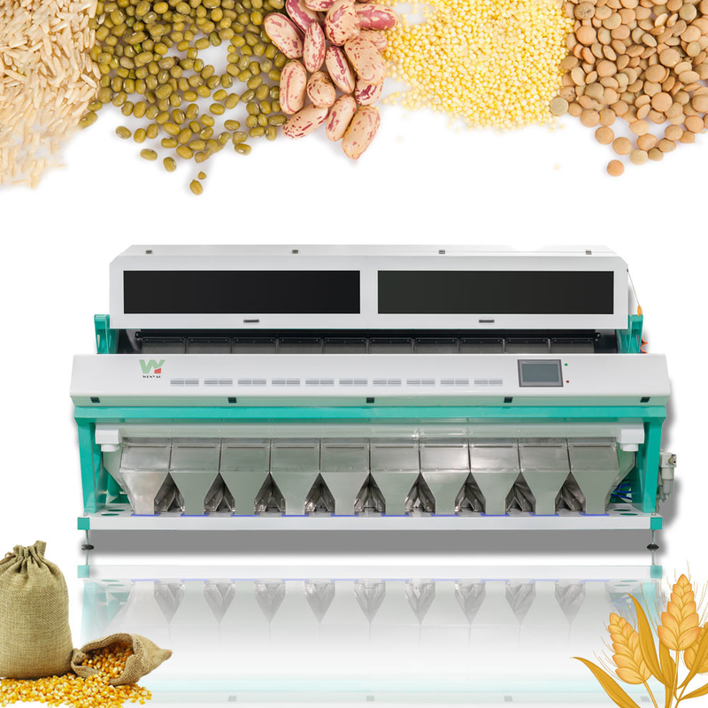 RGB Camera CCD Beans Color Sorter 10 Chutes 640 Channels