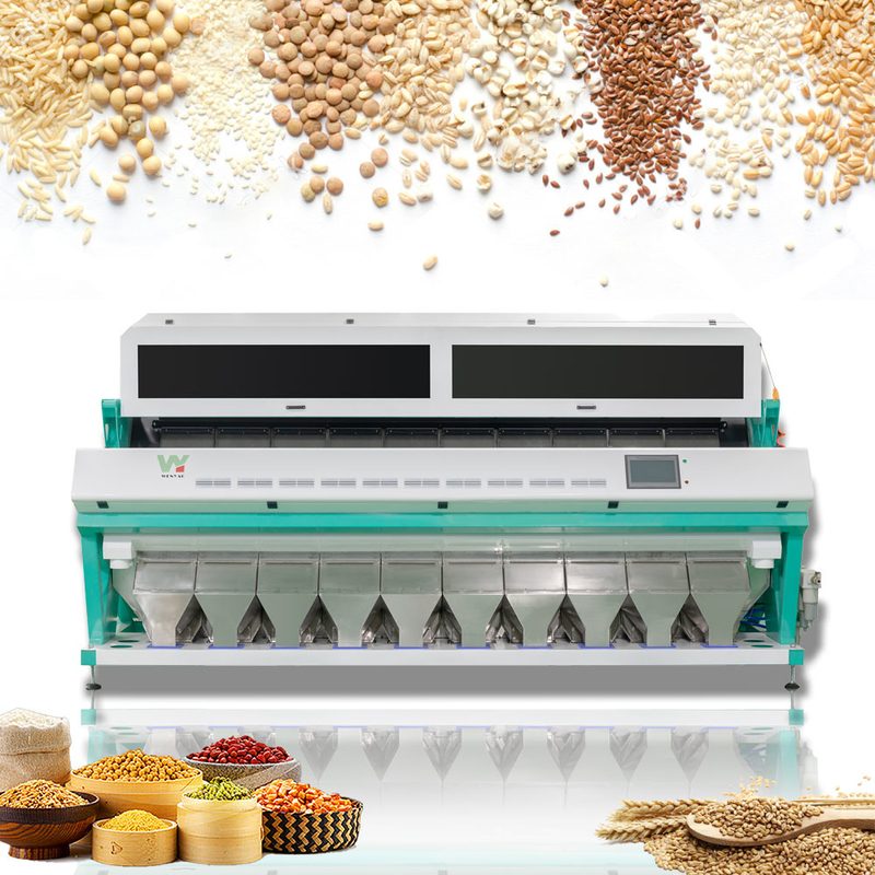 RGB Camera CCD Beans Color Sorter 10 Chutes 640 Channels