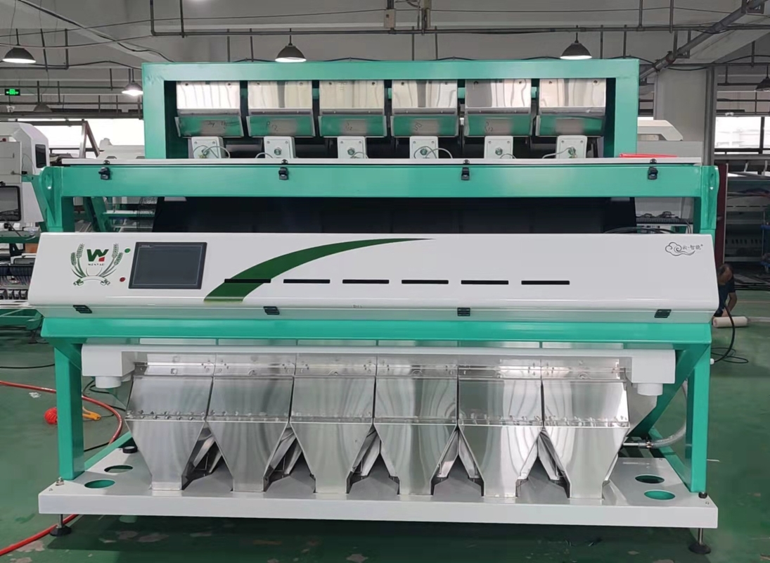 كاميرا CCD البصرية الذكية PET PVC HDPE آلة فرز الألوان البلاستيكية