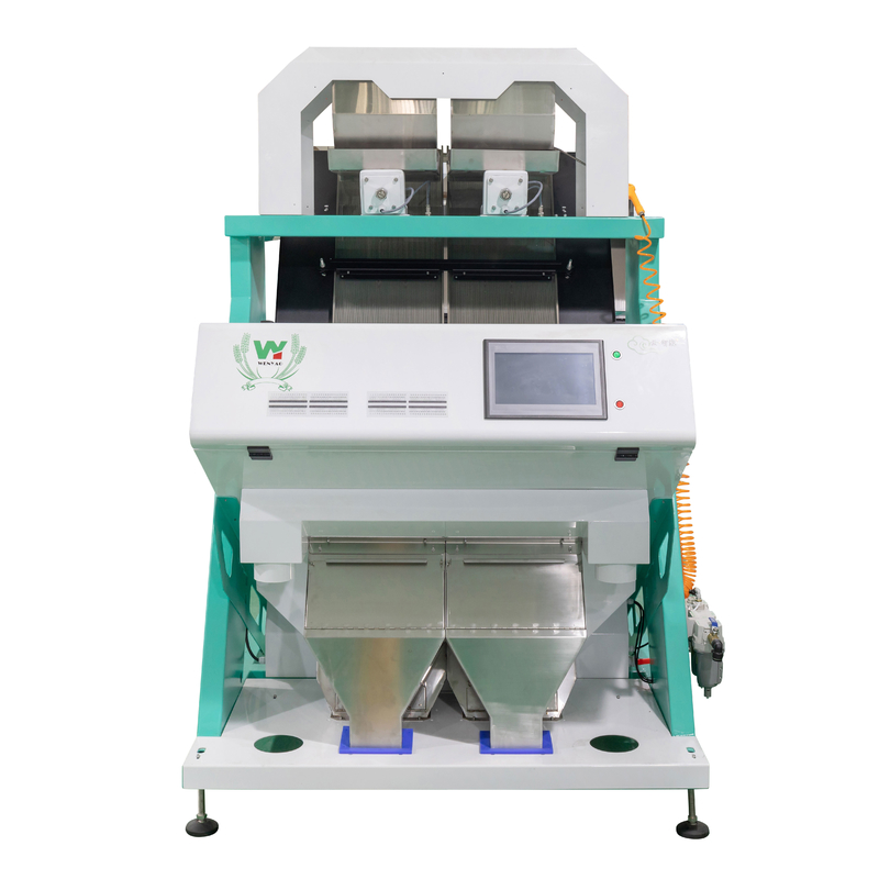 WENYAO 2 Chute Coffee Color Sorter Machine Real AI System آلة فرز الألوان البصرية