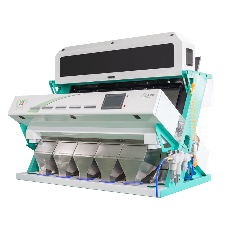 Dall Soybean Lentils Optical Rgb Camera Color Sorting Machine 5000kg / H الإنتاجية