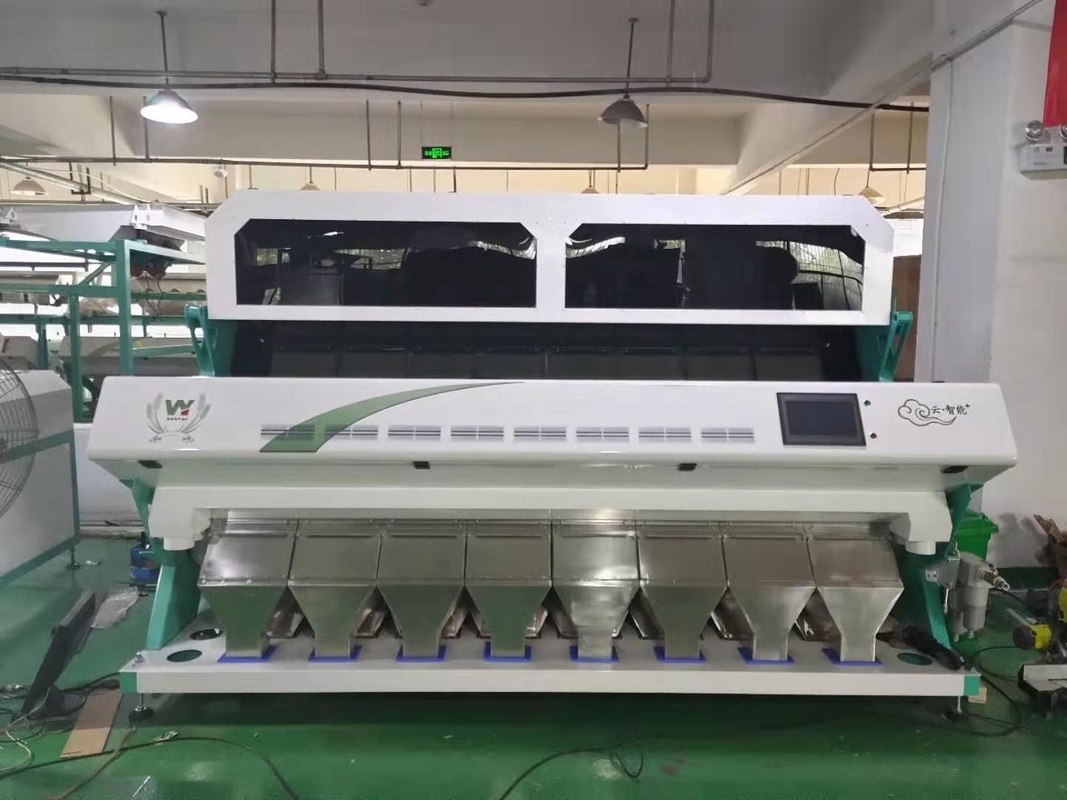 WENYAO 8 Chutes Rice Grain Color Sorter Machine متعددة الأغراض