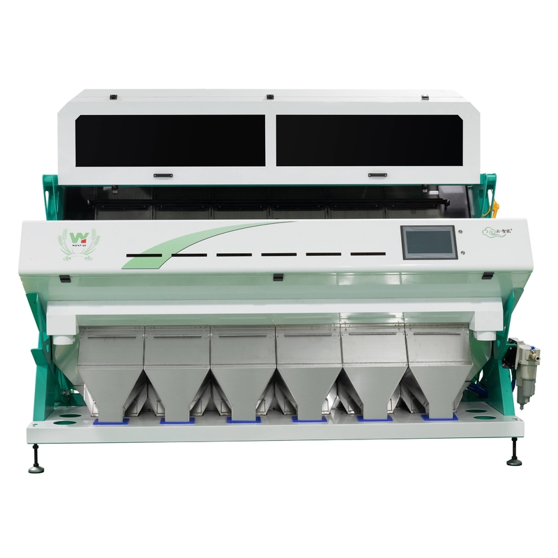 6 مزالق متعددة الوظائف Wenyao Color Sorter مع NIR كاميرا الحماية من الصدأ