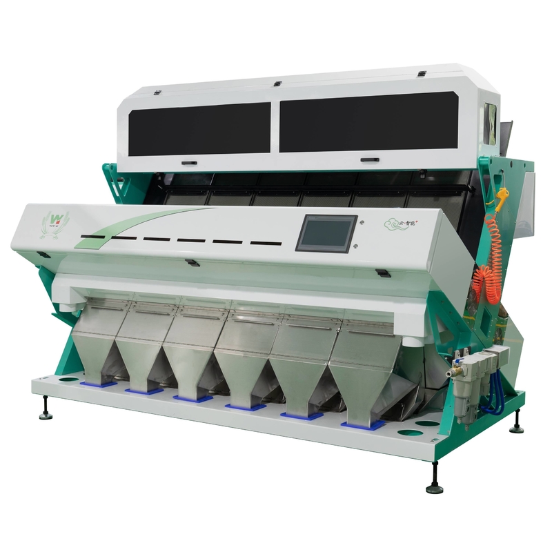6 مزالق متعددة الوظائف Wenyao Color Sorter مع NIR كاميرا الحماية من الصدأ