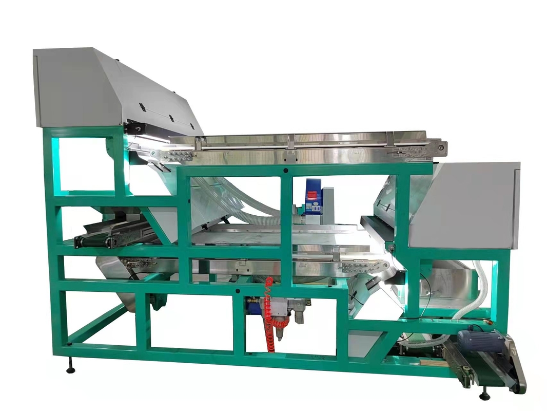 سير ناقل مزدوج الطبقة CCD لون فارز زجاجات زجاجية مكسورة فارز ألوان فارز لون زجاجي فرز Mach