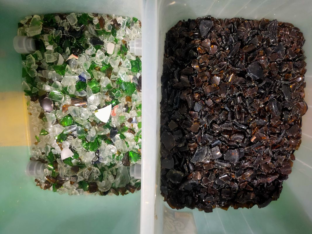 آلة فرز الزجاج بالحزام عالية السرعة والموثوقة من WENYAO لفرز الزجاج الدقيق لإعادة التدوير