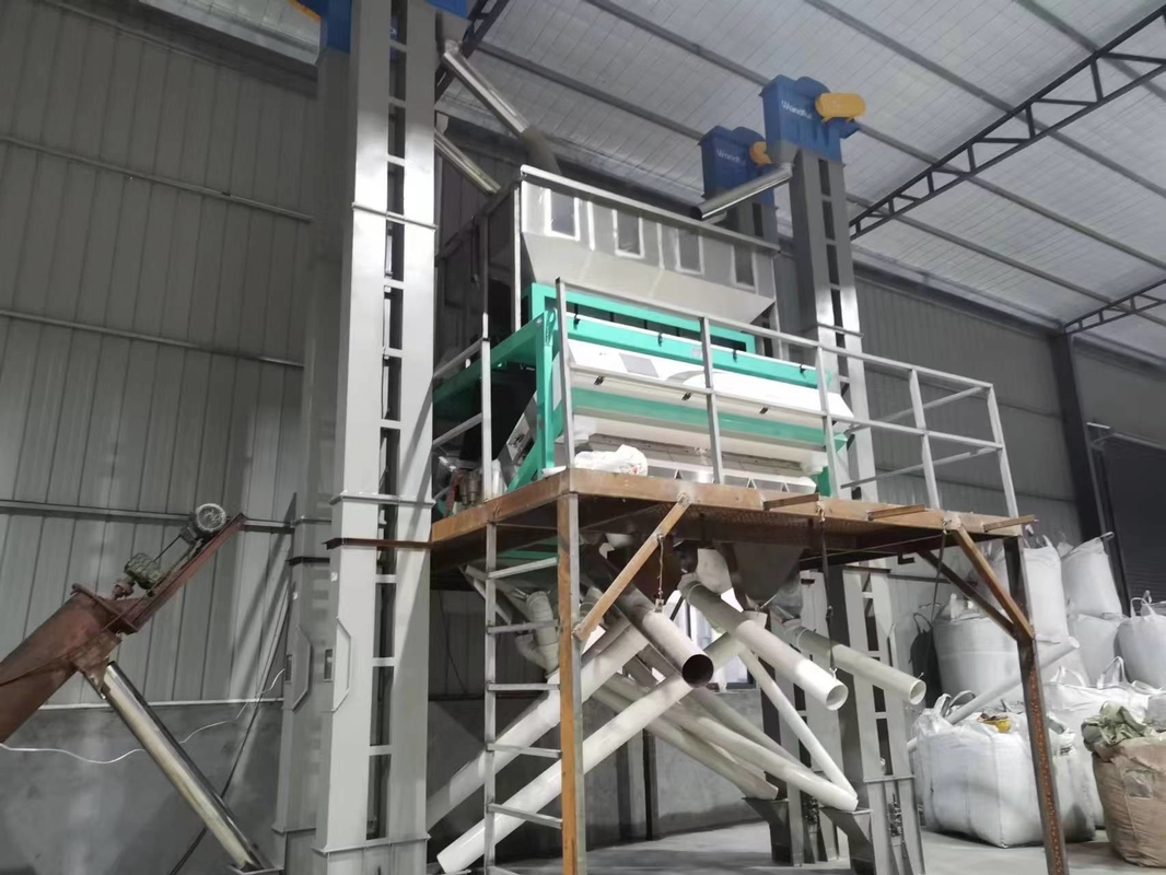 Wenyao 1 Chutes Rice Color Sorter ذكي CCD Color Sorting Machine Multifunction RGB Optical Sorter