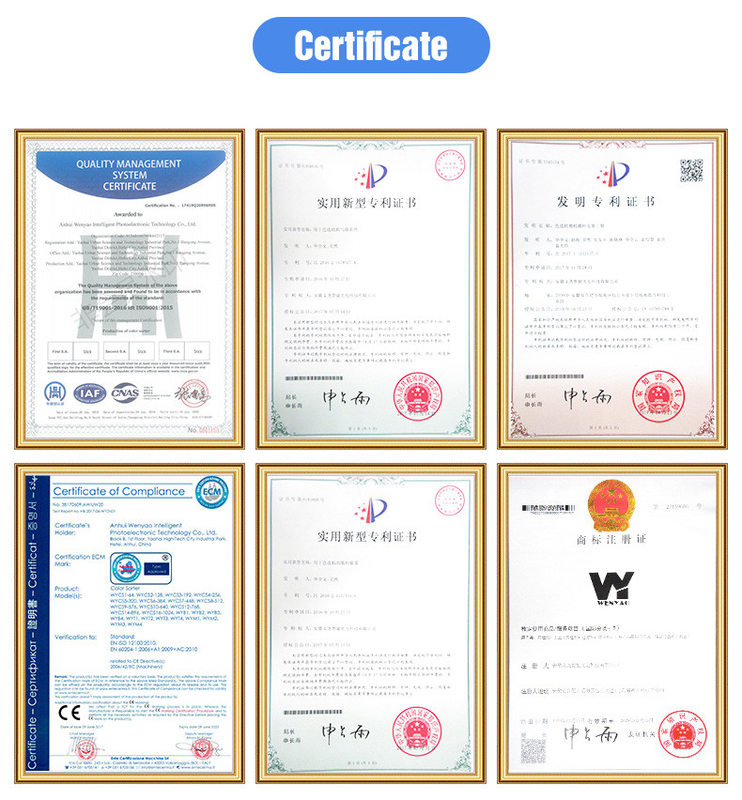 توفير مصنع وينياو مباشرة إعادة تدوير النفايات فرز PVC PE بلاستيكية رقائق تصنيف اللون