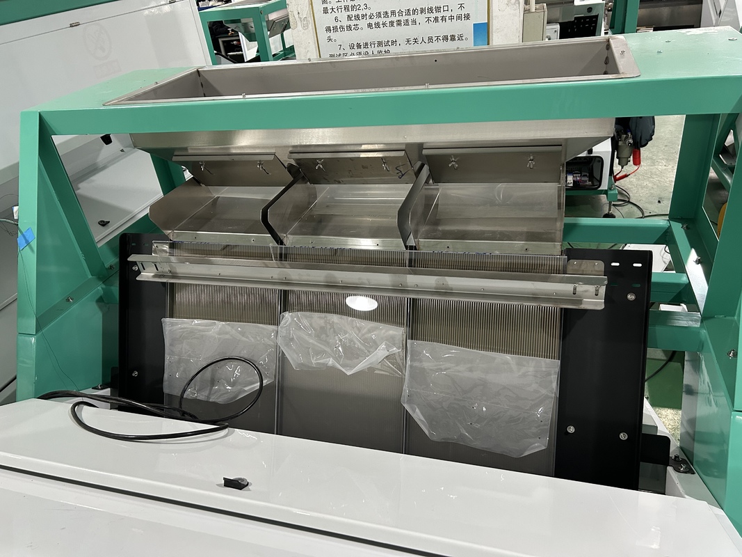 الآلات الصناعية طعام ومشروبات الآلات تصنيف الألوان WENYAO 3 الممرات تصنيف الألوان البصرية الكرواة كولياندر بذور العشب بذور آلة تصنيف الألوان