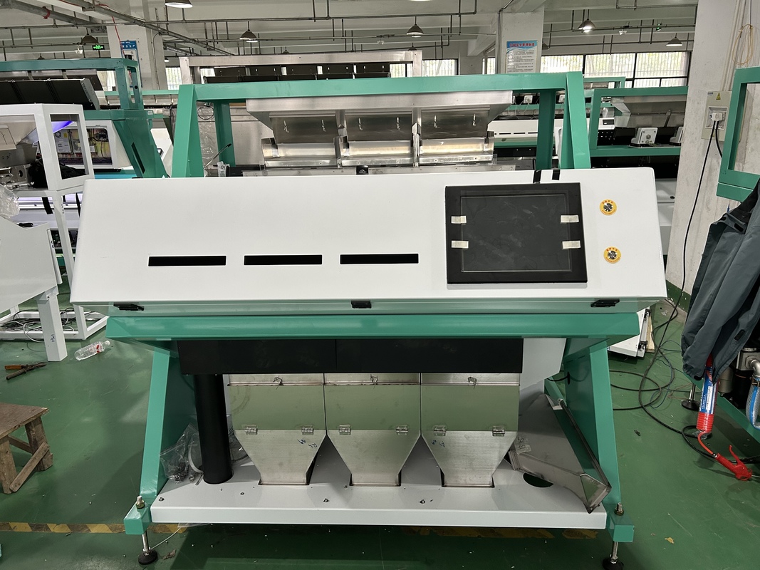 الآلات الصناعية طعام ومشروبات الآلات تصنيف الألوان WENYAO 3 الممرات تصنيف الألوان البصرية الكرواة كولياندر بذور العشب بذور آلة تصنيف الألوان