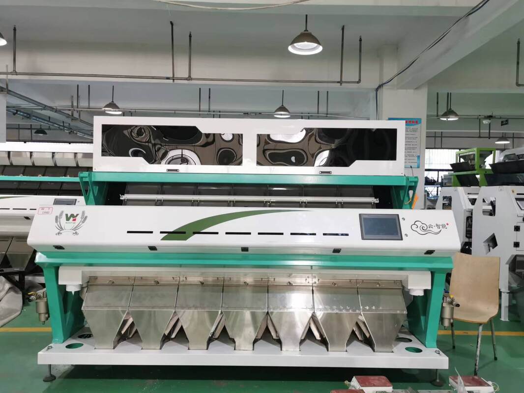 7 قناة CCD الحبوب جوز الفاصوليا جوز الكاشيو تصنيف لون RGB أرز لون تصنيف آلة