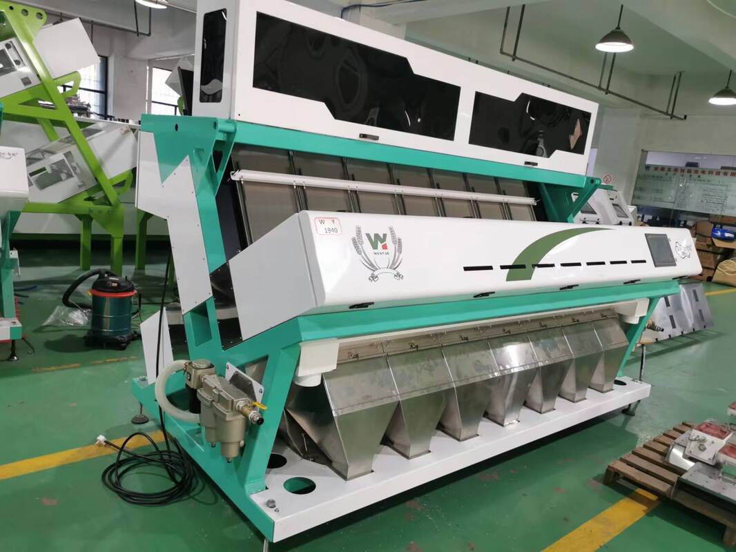 7 قناة CCD الحبوب جوز الفاصوليا جوز الكاشيو تصنيف لون RGB أرز لون تصنيف آلة