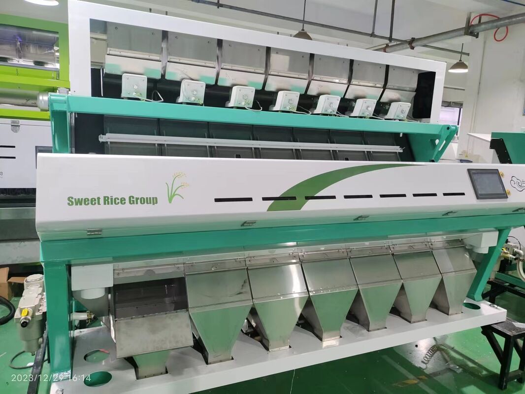 وينياو 7 منزلق كاميرا CCD ذكية فارز ألوان لمحاصيل الحبوب الفرز البصري الذكي للذرة والذرة آلة فرز الألوان للحبوب والمكسرات والأرز