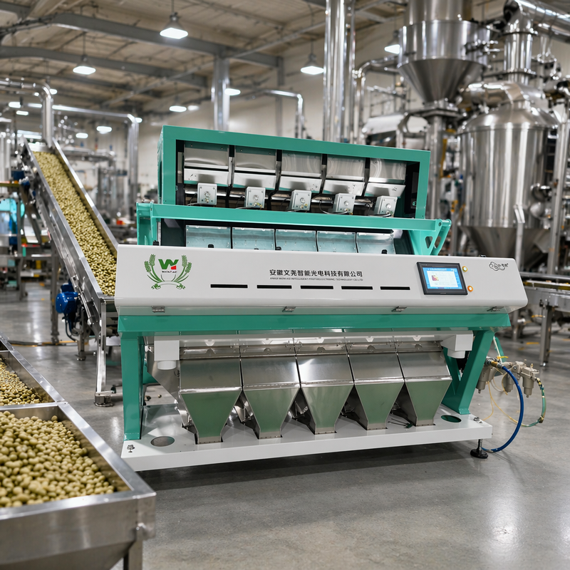 Wenyao AI  Optical Sorter Machine Color Sorter for Caturra Coffee Beans Green Coffee Cherries Shape Sorter Machine