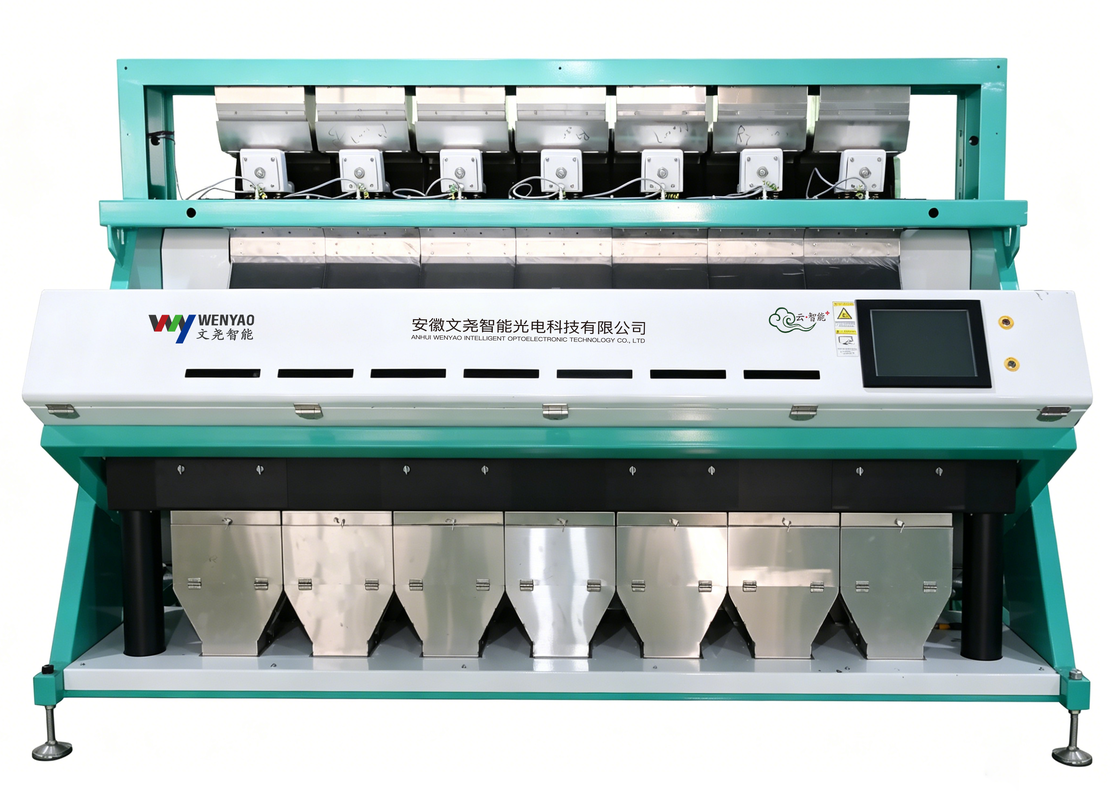 7 Chute Coffee Bean Kidney Bean  Color Seed Bean Sorter White Multipurpose Grain Peanut Sorting Machine