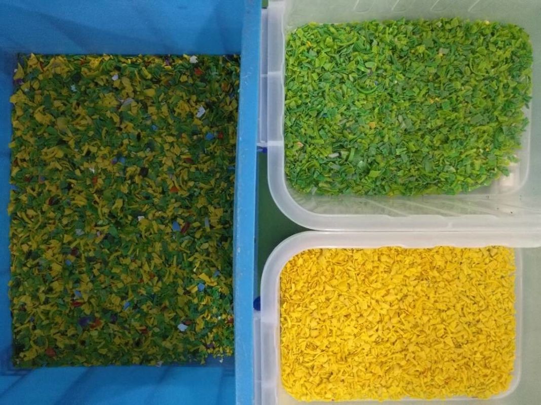 آلة فرز الألوان البلاستيكية ذات اللون العشوائي لفرز PP PVC PET HDPE PE