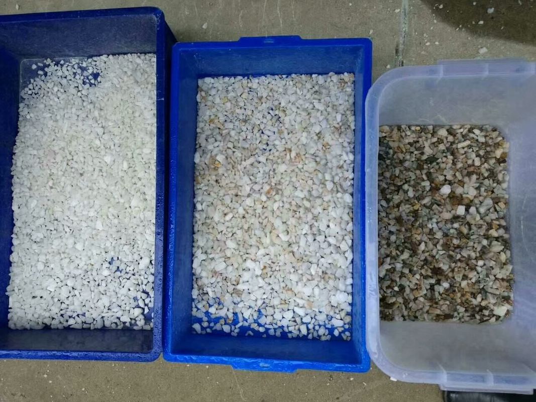 1t / h 2 Chutes Belt Color Sorter ، 128 قناة Ore Color Sorter