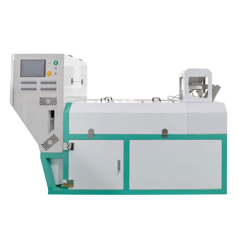 1t / h 2 Chutes Belt Color Sorter ، 128 قناة Ore Color Sorter