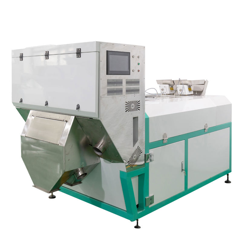 1t / h 2 Chutes Belt Color Sorter ، 128 قناة Ore Color Sorter