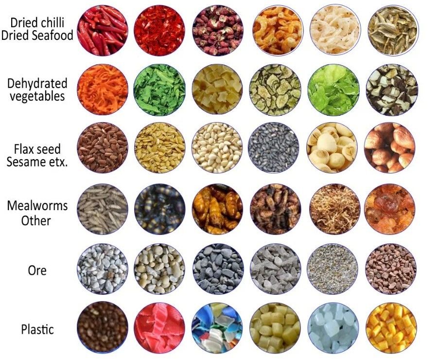 WENYAO معلمات قابلة للتعديل للفرز عالي السرعة لخطوط فرز الحبوب فارز بصري