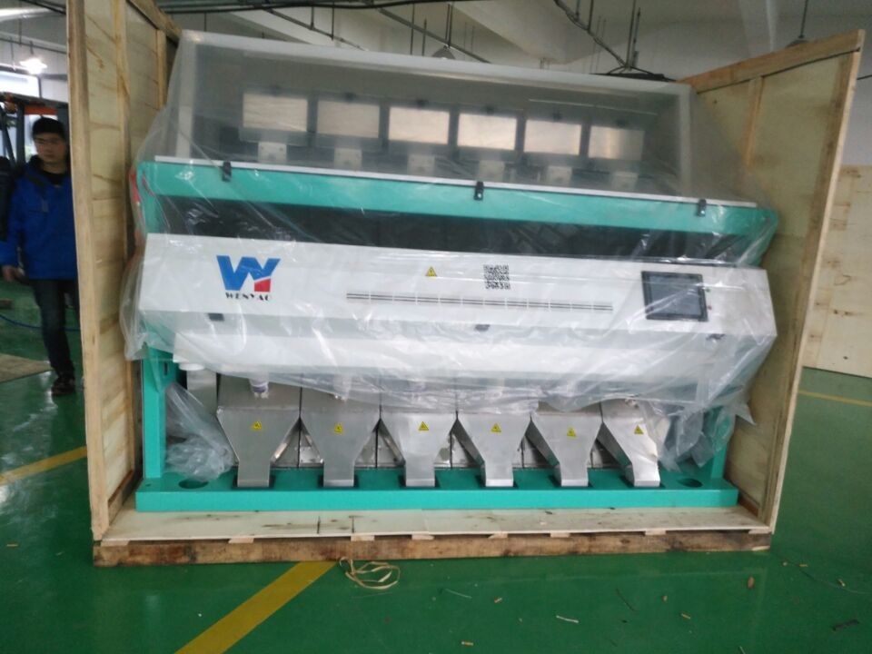Janpan Toshiba CCD Sensor Japonica Rice Color Sorter Machine مع ضاغط هواء برغي 22KW