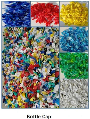 فارز لون البلاستيك PE PET PVC PP ABS لخردة زجاجة بلاستيكية