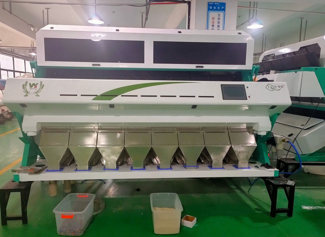 آلة فارز ألوان الشاي 2t / H 99.99 دقة الفرز الخلفية الخفيفة المتغيرة