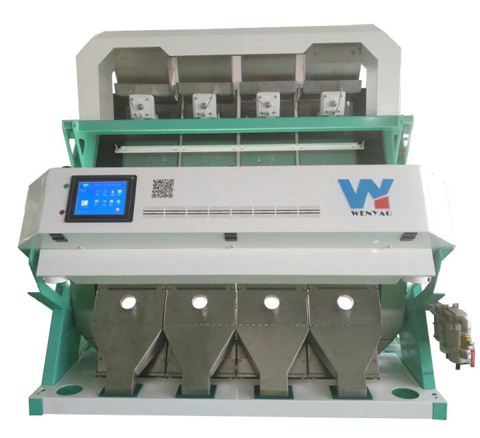 Wenyao Rice Color Sorter Four Chutes مع WIFI Remote Control Service