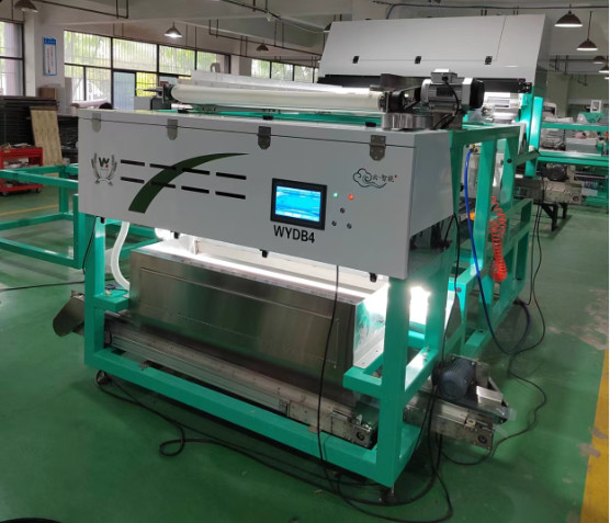 آلة فرز الألوان ذات السعة العالية للحصول على زجاج مختلط من البلاستيك PE Pvc Hdpe