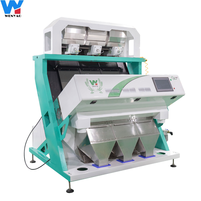 WENYAO CCD LED Lights آلة فرز ألوان الحبوب 2 - 6T / H