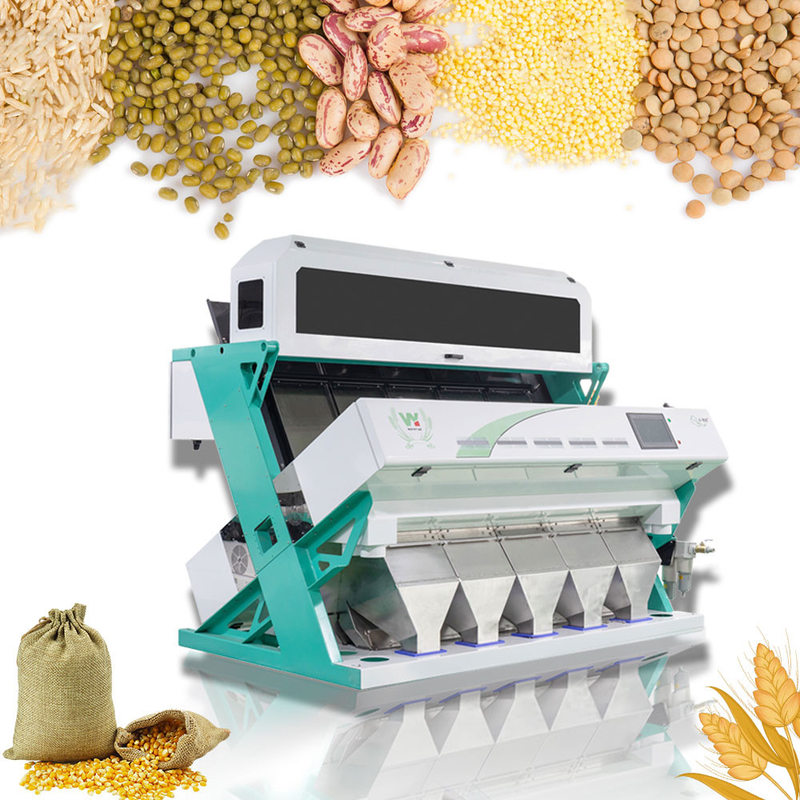 عالية الكفاءة وعالية السعة CCD البصرية مونج الفول اللون آلة الفرز