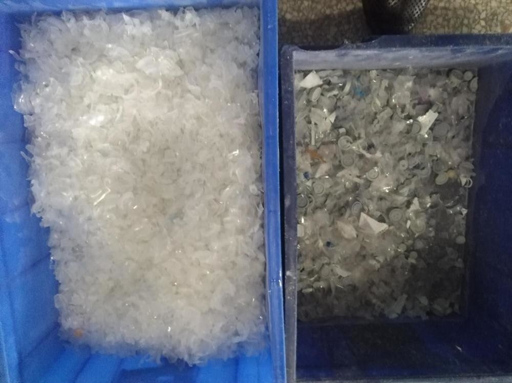 7 Chute أرخص PP PET PVC ABS رقائق آلة فرز اللون لخط إعادة تدوير البلاستيك