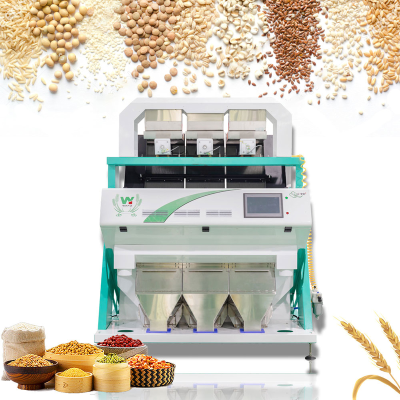 آلة فرز بذور السمسم بالألوان مع كاميرا رقمية Ccd