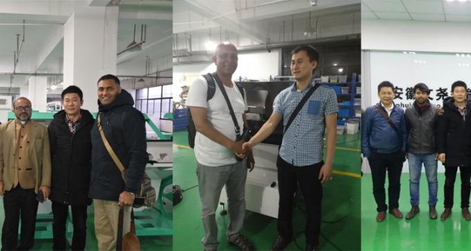 جهاز تصنيف لون الحبوب 64 قناة، آلة تصنيف لون القمح الأرز 11