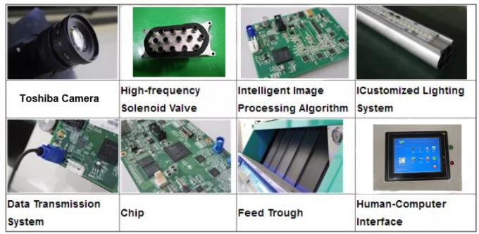 كاميرا CCD البصرية الذكية PET PVC HDPE آلة فرز الألوان البلاستيكية 5