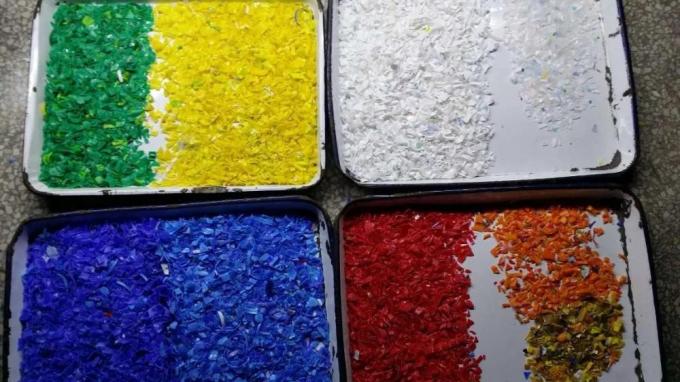 Weanyao آلة تصنيف البوليمر عالية الكفاءة الزجاجات البيت رقائق البلاستيك آلة تصنيف الألوان 12