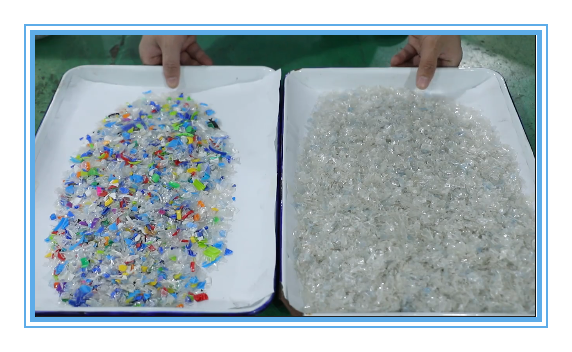 Weanyao آلة تصنيف البوليمر عالية الكفاءة الزجاجات البيت رقائق البلاستيك آلة تصنيف الألوان 14