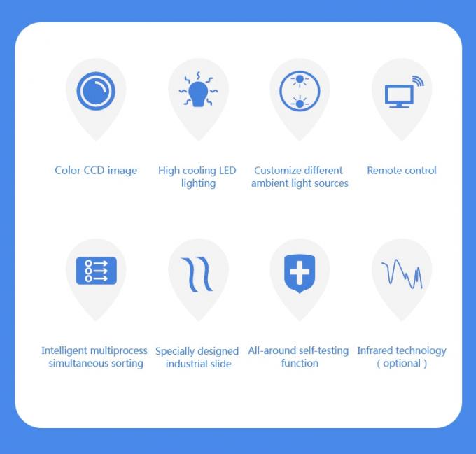 آلة تصنيف الألوان النحاسية والألومنيوم ذات الكفاءة العالية 1