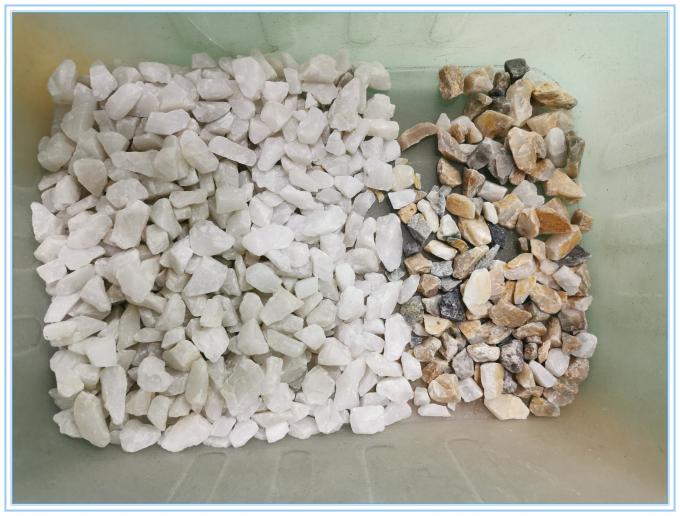 سعة عالية Wenyao شريط طبقة مزدوجة حجر خام جاف ورطوب معدات تصنيف الألوان المعدنية مع المخرج SMC 16 فتحة فوهات 8