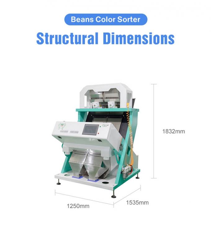 وينيو الصينية السعر المصنع الآلي بالكامل الفاصوليا الحمراء الكلى الفاصوليا آلة تصنيف اللون 4