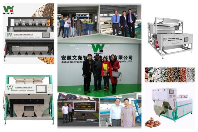 2 قنوات دقة عالية علكة الخوخ فاصل لون الحبوب العربية أوليبانوم علكة آلة فرز لون 18